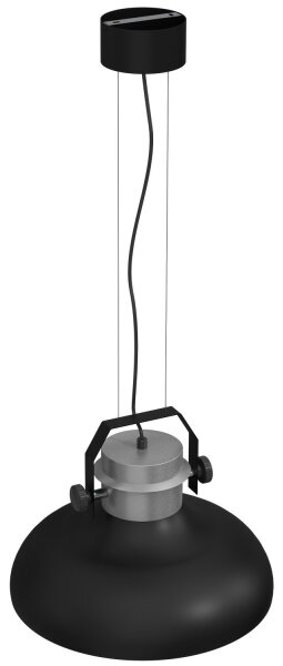 Lustră pe cablu HELSING 1xE27/60W/230V crom mat