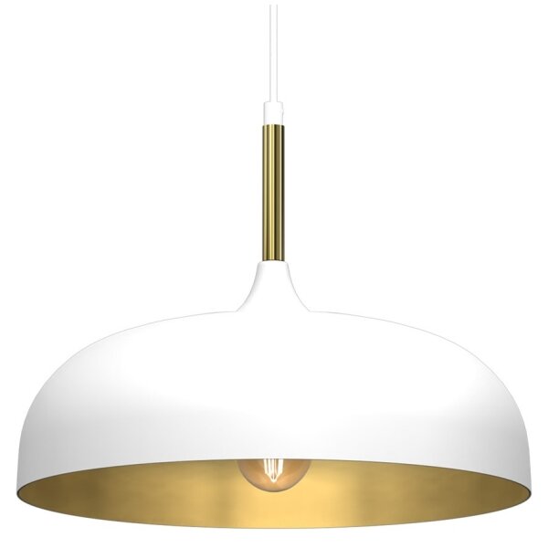 Lustră pe cablu Brilagi ABRAHAM 1xE27/60W/230V d. 35 cm alb