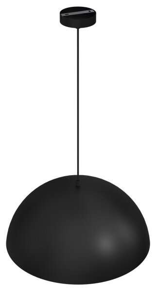 Lustră pe cablu BETA 1xE27/60W/230V d. 45 cm neagră