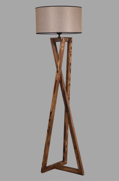 Lampadar MACKA 1xE27/60W/230V bej/maro