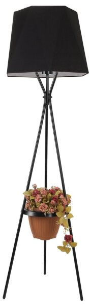 Lampadar VENEDIK 1xE27/60W/230V negru