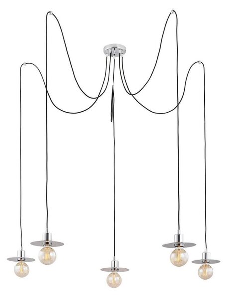 Lustră pe cablu CORSO 5xE27/15W/230V crom lucios Argon 2079
