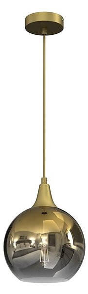 Lustră pe cablu MONTE 1xE27/60W/230V d. 20 cm aurie