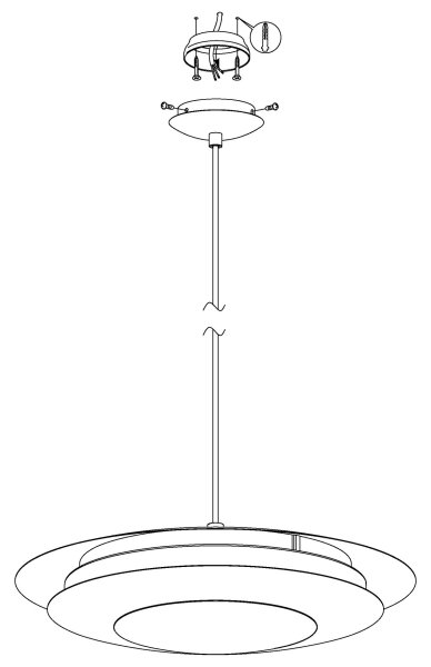Eglo 98043 - Candelabru LED RGBW reglabil MONEVA-C LED/18W/230V