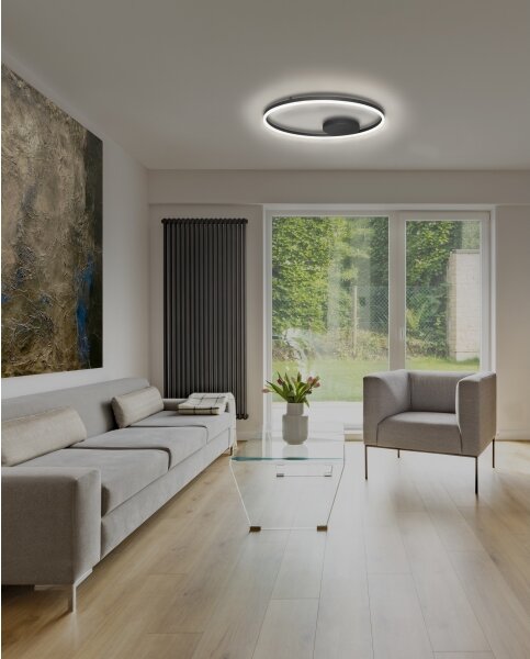 Plafonieră LED HALO LED/55W/230V neagră Azzardo AZ4703