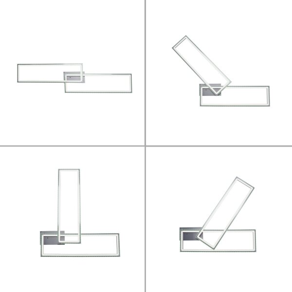 Leuchten Direkt 14635-55-LED FELIX 34,5W/230V RGB plafonieră dimabilă cu DO