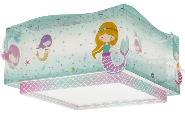 Plafonieră pentru copii MERMAIDS 2xE27/60W/230V Dalber 63446