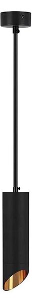 Lustră pe tijă 1xGU10/35W/230V 20 cm neagră
