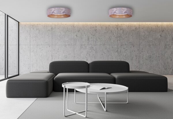 Plafonieră LED VELVET STAR LED/24W/230V d. 40 cm gri/aurie Brilagi