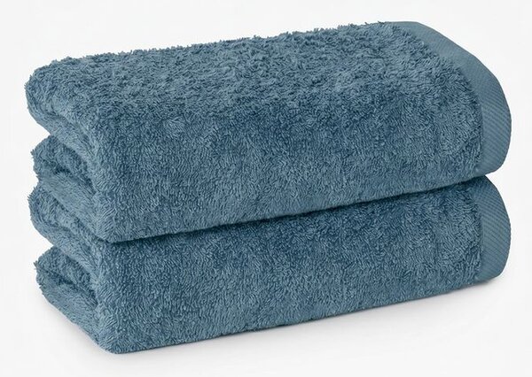 Set de 2 prosoape din frotir FRESH SILVADUR albastru 50 x 100 cm