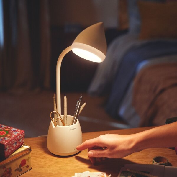 Philips - Lampă LED de birou tactilă HAT LED/4,5W/5V 3000-5700K CRI 90