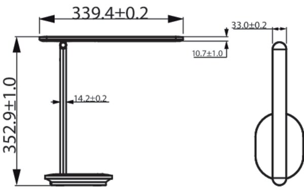 Philips - Lampă de birou LED tactilă IVORY LED/5W/5V 2700-5000K CRI 90