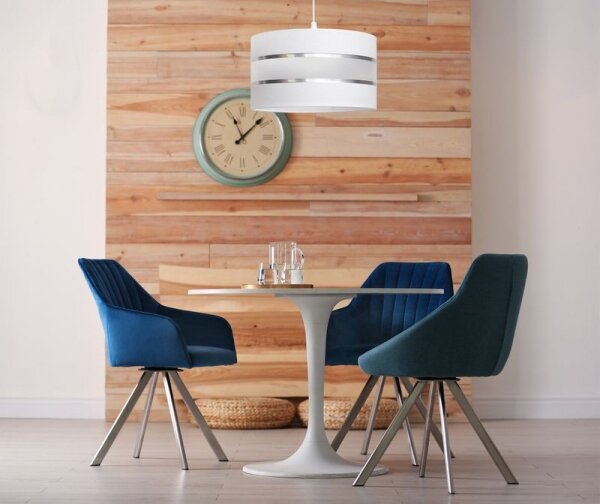 Lustră pe cablu HELEN 1xE27/15W/230V d. 35 cm albă