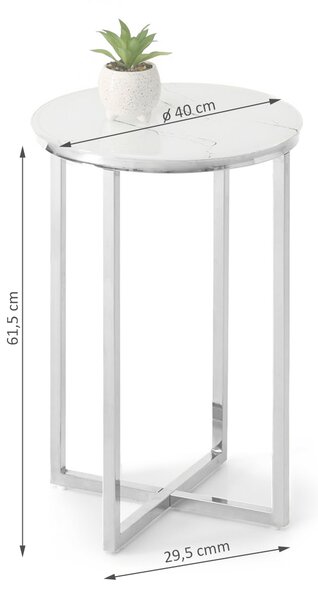 Măsuță de cafea Calvis (marmură neagră + auriu). Promo -13%. 1111586