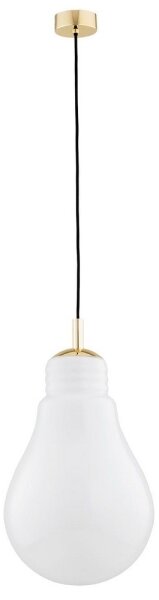 Lustră pe cablu JESSE 1xE27/15W/230V albă/aurie Argon 4879