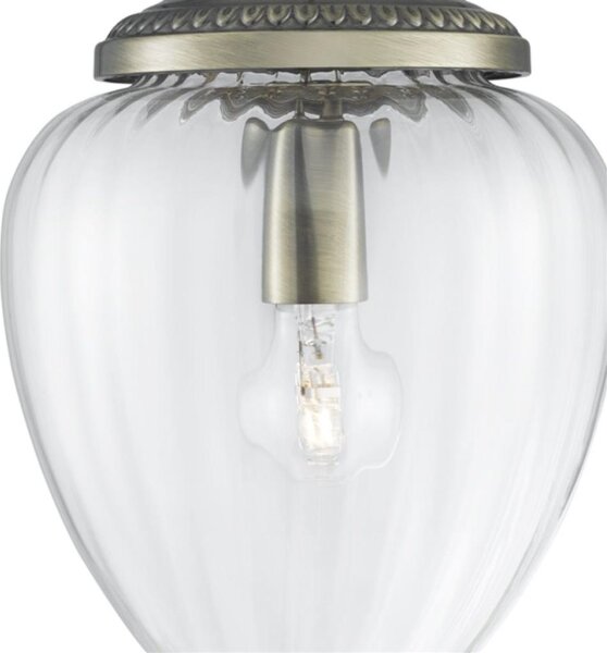 Lustră pe cablu PINEAPPLE 1xE27/60W/230V alamă Searchlight 1091AB