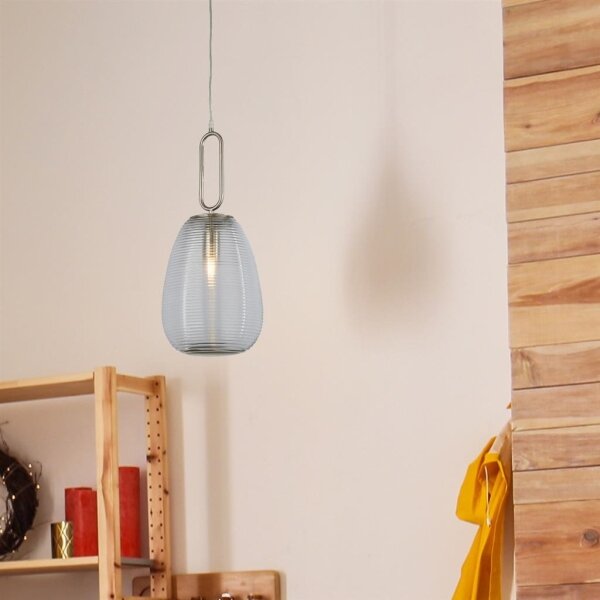 Lustră pe cablu ELIXIR 1xE27/60W/230V transparentă Searchlight 43581-1SN