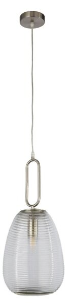 Lustră pe cablu ELIXIR 1xE27/60W/230V transparentă Searchlight 43581-1SN