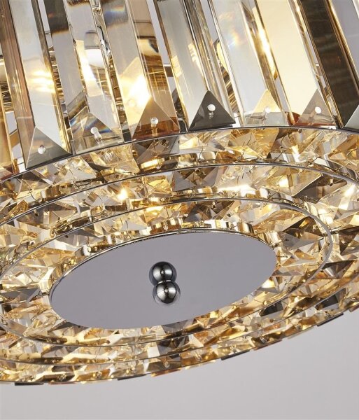 Lustră pe lanț CHAPEAU 3xE27/60W/230V Searchlight 82101-3CC