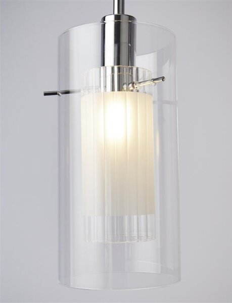 Lustră pe cablu DUO 3xE14/60W/230V crom lucios Searchlight 3303-3CC