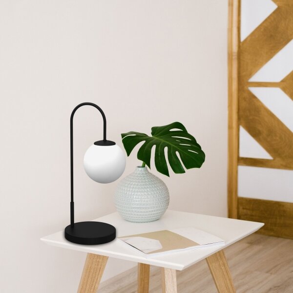 Lampă de masă CAMBRIDGE 1xE14/60W/230V neagră