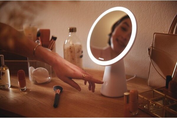 Philips Oglindă cosmetică reglabilă cu LED, 4,5W, 5V, seria MIRROR LED