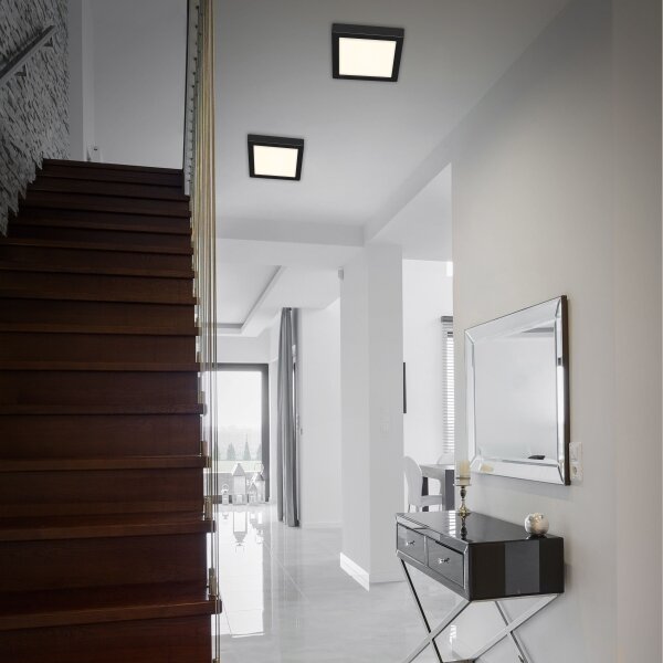 Plafonieră LED FIRE LED/12W/230V 17x17 cm Briloner 3464-415