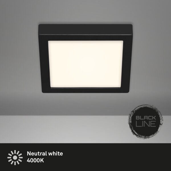 Plafonieră LED FIRE LED/12W/230V 17x17 cm Briloner 3464-415