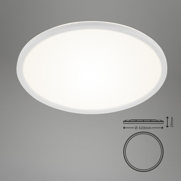Plafonieră LED SLIM LED/22W/230V diametru 42 cm Briloner 7157-416