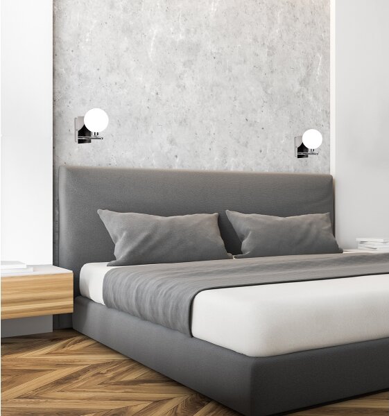 Lampă de perete RAISA 1xG9/40W/230V crom lucios