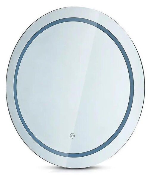 Oglindă baie LED încălzită, iluminare 25W, IP44, 3000K/4000K/6400K