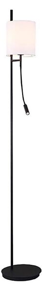 Lampadar LED TOKYO 1xE27/40W/230V + LED/3W negru/alb