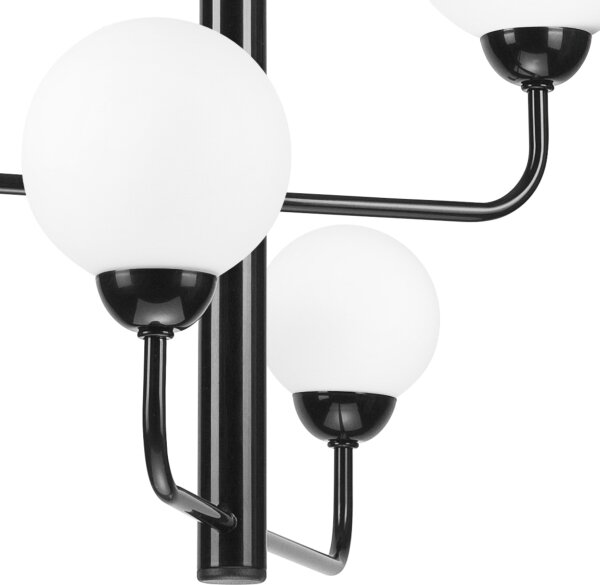 Lustră pe lanț OSCAR 6xG9/5W/230V neagră