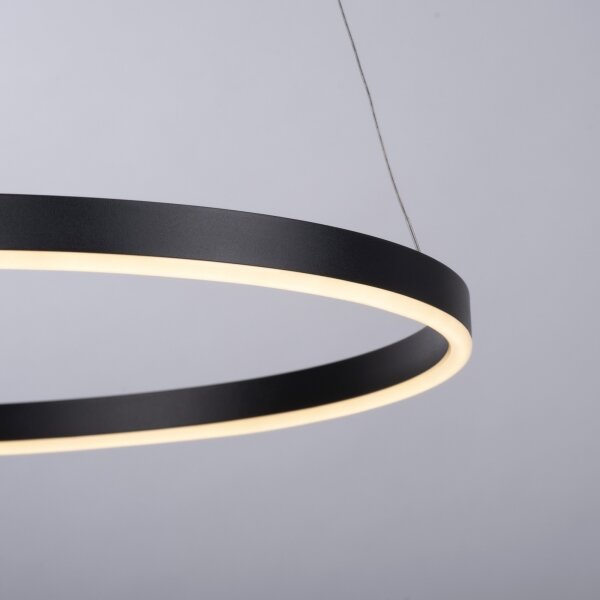 Leuchten Direkt 15394-13-LED Lustr RITUS LED/30W/230V negru dimabil