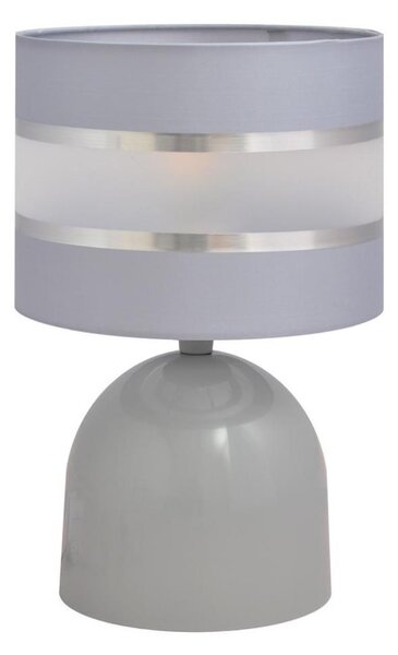 Lampă de masă HELEN 1xE27/15W/230V gri/argintie