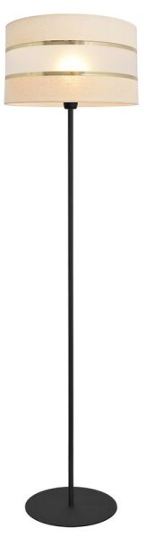 Lampadar HELEN 1xE27/15W/230V crem/negru/auriu