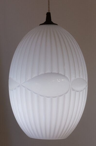 Lustră pe cablu ELLIPTIC 1xE27/11W/230V albă Klausen 111030