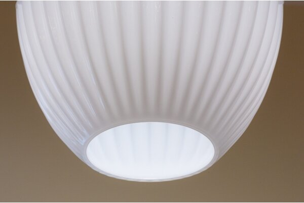 Lustră pe cablu ELLIPTIC 1xE27/11W/230V albă Klausen 111030