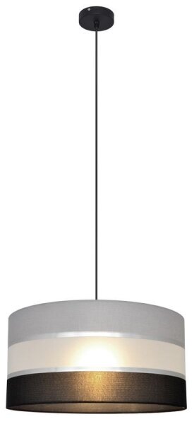 Lustră pe cablu HELEN 1xE27/15W/230V d. 40 cm neagră/gri/argintie