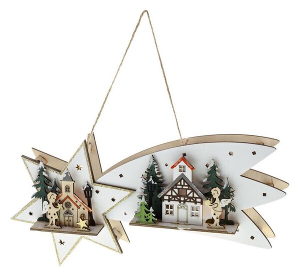 Decorațiune LED de Crăciun Retlux LED/2xAA cometă