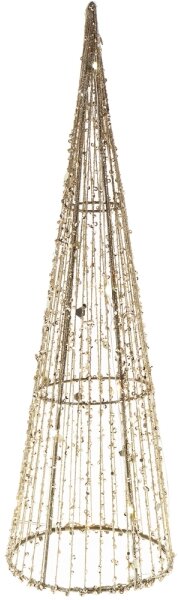 Decorațiune LED de Crăciun Retlux LED/2xAA 40 cm con