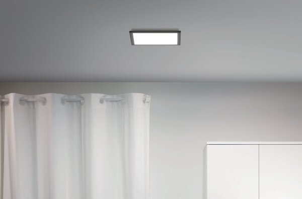 WiZ - Plafonieră LED SUPERSLIM dimabilă 12W 230V negru Wi-Fi
