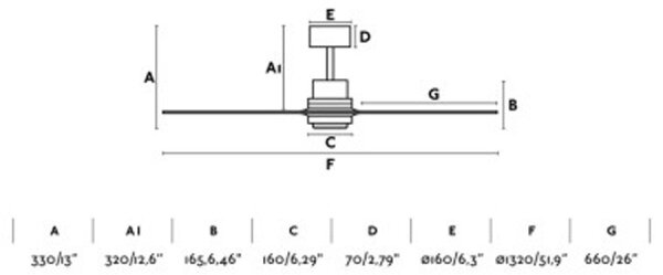 FARO 33518DC - Ventilator de tavan LED LANTAU, 15 W, 230 V, crom/lemn + telecomandă