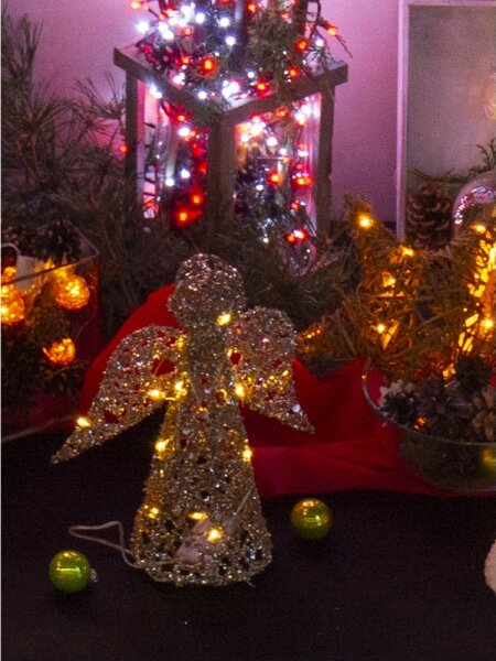 Decorațiune LED de Crăciun Retlux LED/2xAA înger