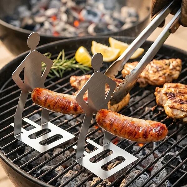 Grillboyz™ Suporturi Amuzante Pentru Cârnați La Grătar – Pachet De 3