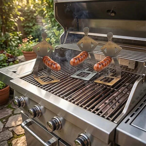 Grillboyz™ Suporturi Amuzante Pentru Cârnați La Grătar – Pachet De 3