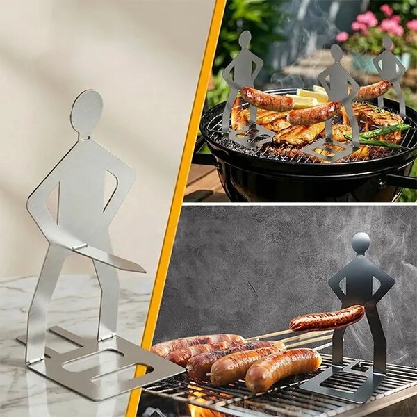 Grillboyz™ Suporturi Amuzante Pentru Cârnați La Grătar – Pachet De 3