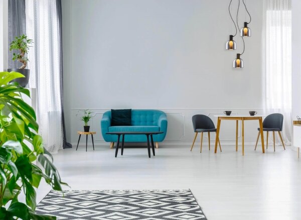 Lustră pe cablu FIRE 3xE27/9W/230V gri/neagră Klausen 113008