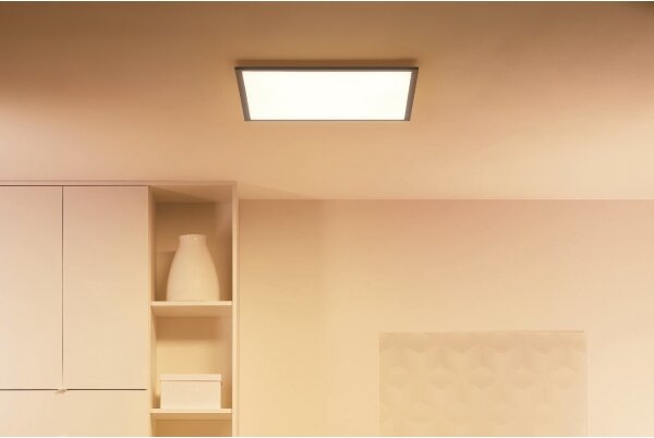 WiZ - Lampă LED plafon SUPERSLIM dimabilă 36W 230V negru Wi-Fi
