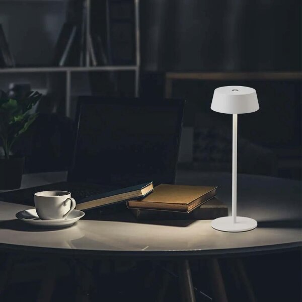 Lampă LED de birou, încărcabilă, tactilă, reglabilă, 2W, 5V, IP54, albă